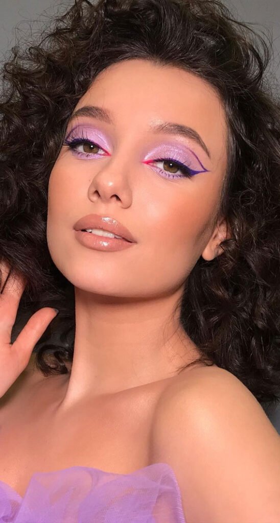 Best Makeup Looks for a Lavender Prom Dress